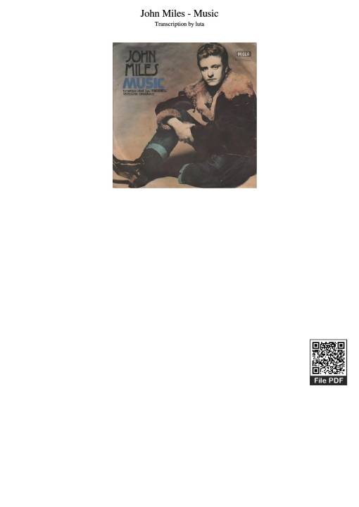 John Miles - Music Piano