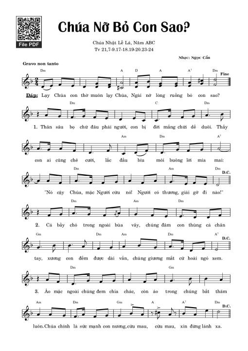 Thánh Vịnh 21 (Lễ Lá)