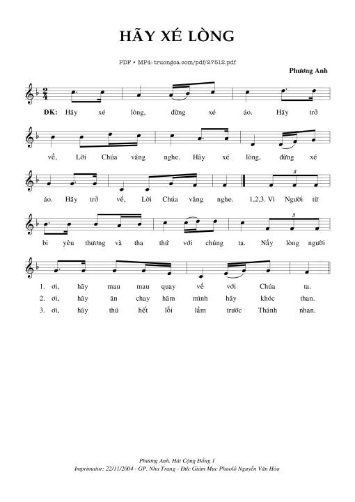 Hãy Xé Lòng - Phương Anh