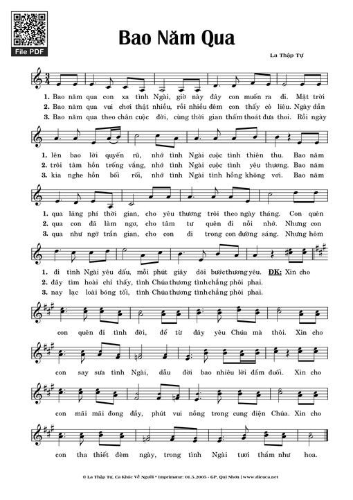 Bao Năm Qua - La Thập Tự