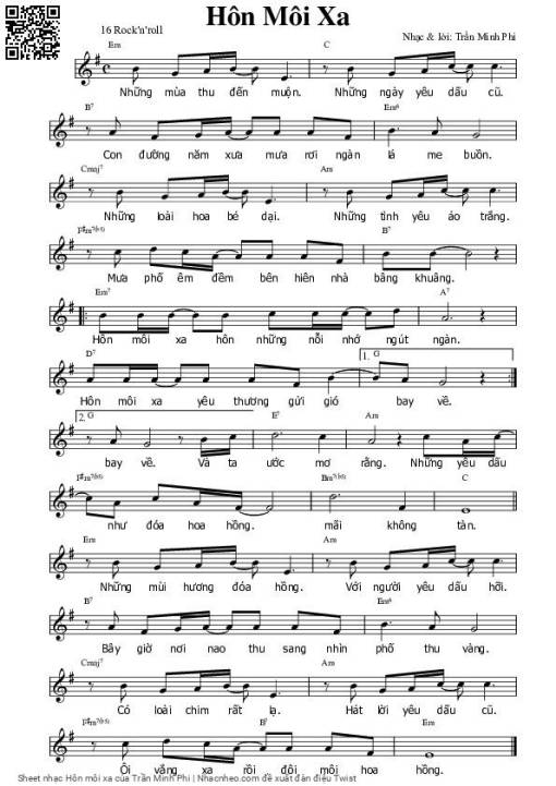 Hôn môi xa - Trần Minh Phi