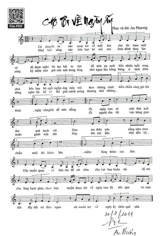 Cho tôi về ngày ấy