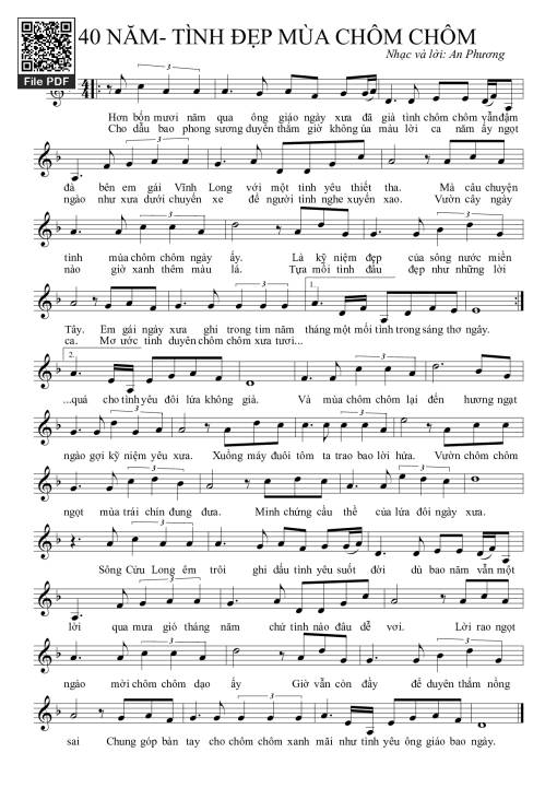 40 năm tình đẹp mùa chôm chôm