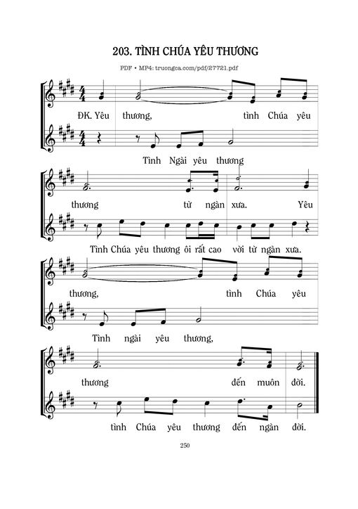 Tình Chúa Yêu Thương