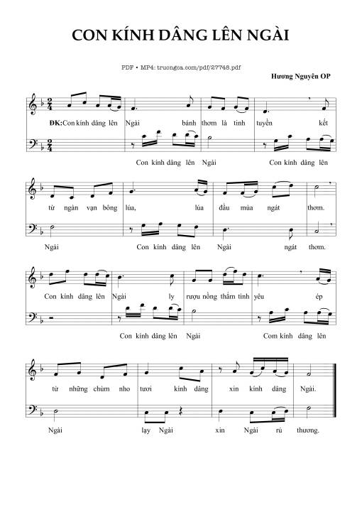 Con Kính Dâng Lên Ngài