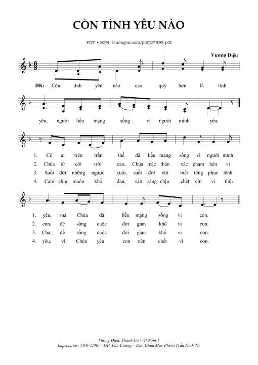 Còn Tình Yêu Nào