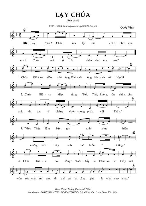 Lạy Chúa - Quốc Vinh