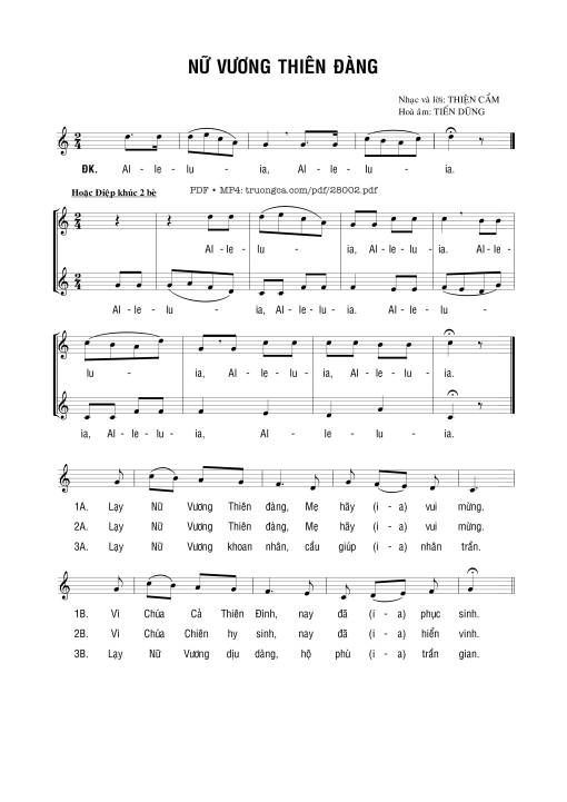 Nữ Vương Thiên Đàng