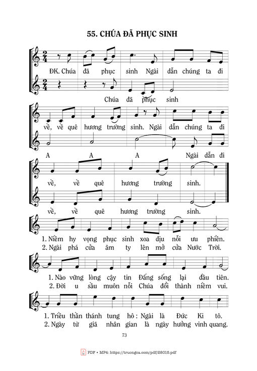 Chúa Đã Phục Sinh