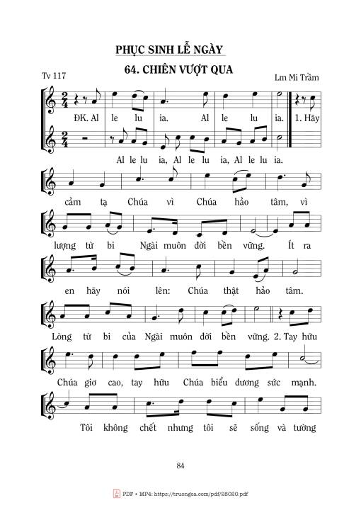 Thánh Vịnh 117, Chiên Vượt Qua