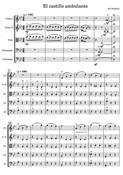 El castillo ambulante Violin