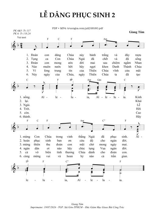 Lễ Dâng Phục Sinh 2