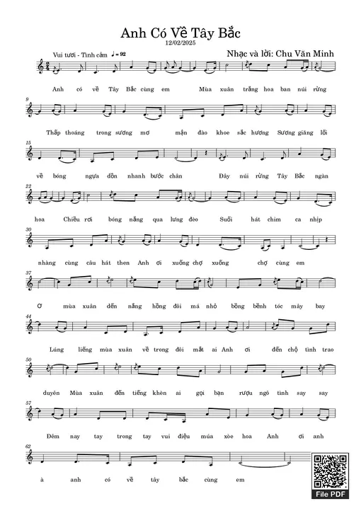 Anh có về Tây Bắc