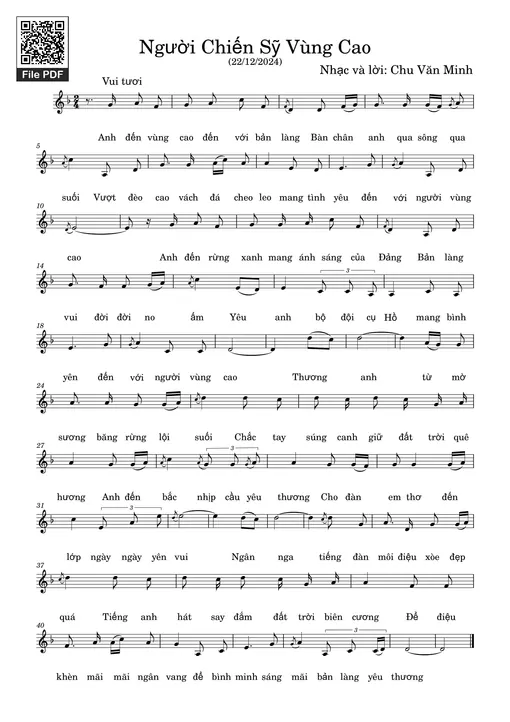 Người chiến sỹ vùng cao