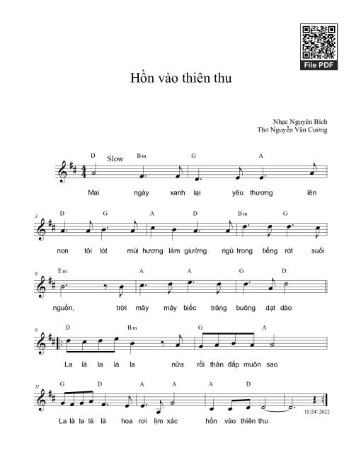 Hồn vào thiên thu