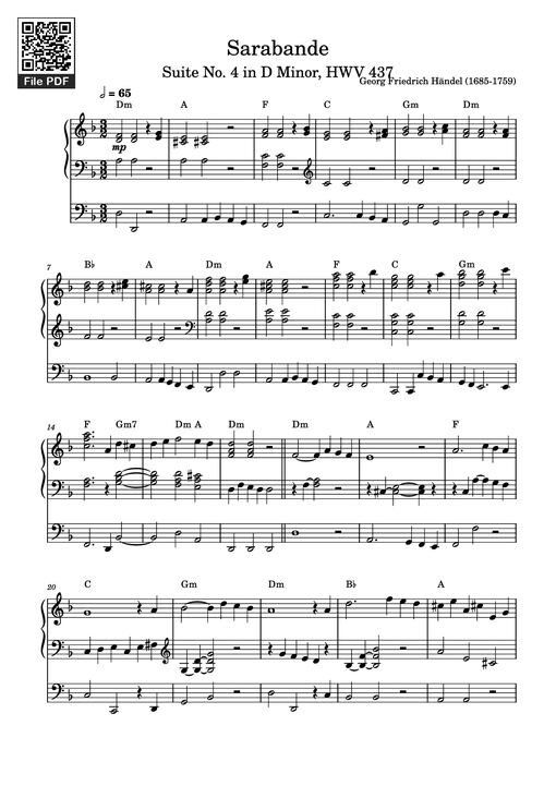 Sarabande - Georg Friedrich Händel (1685-1759