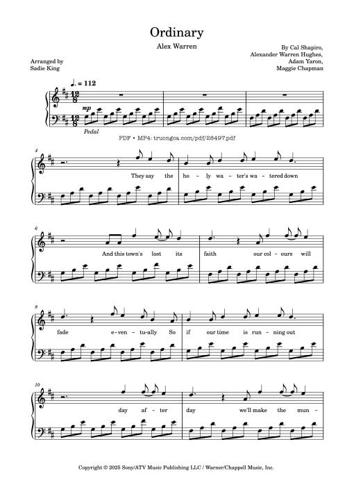 Ordinary Piano - Cal Shapiro