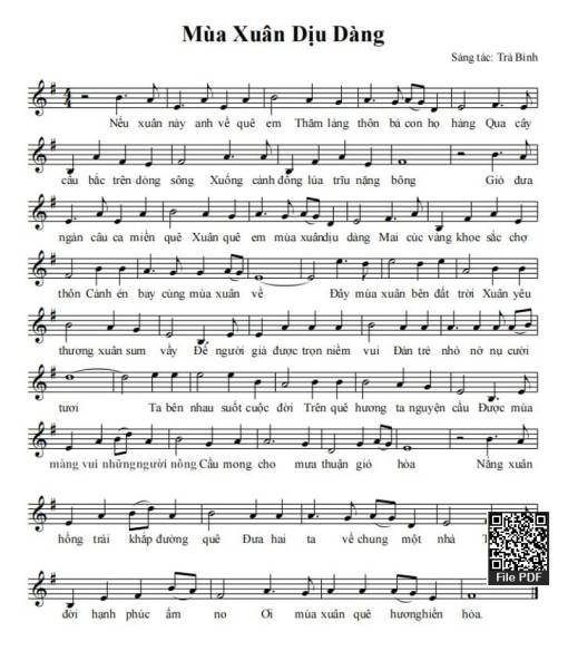 Mùa xuân dịu dàng