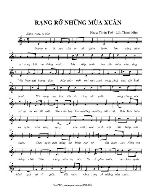 Rạng rỡ những mùa xuân