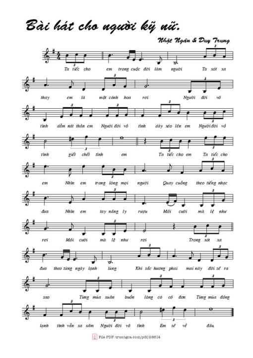 Tình kỹ nữ - Duy Trung