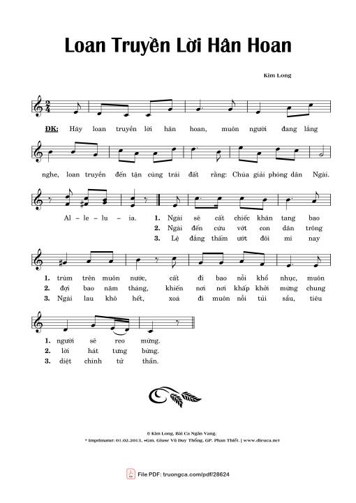Loan Truyền Lời Hân Hoan