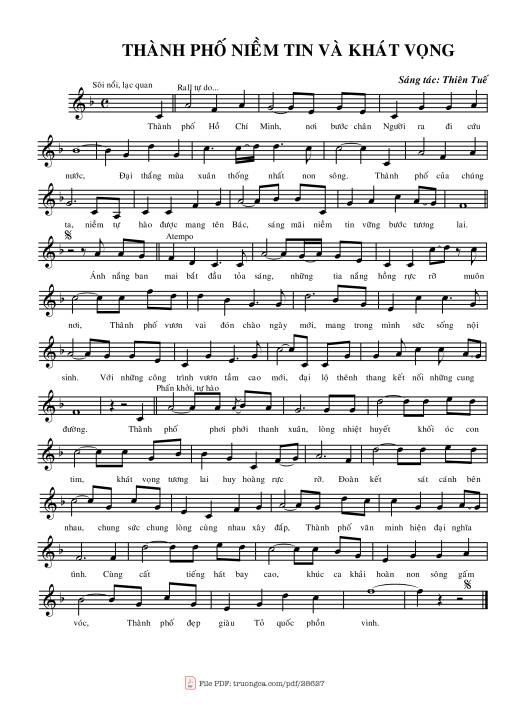 Thành phố niềm tin và khát vọng