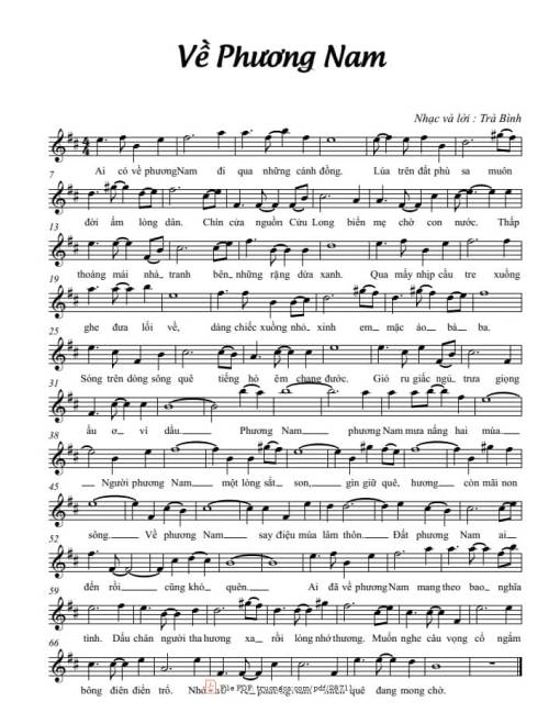 Về phương Nam - Trà Bình