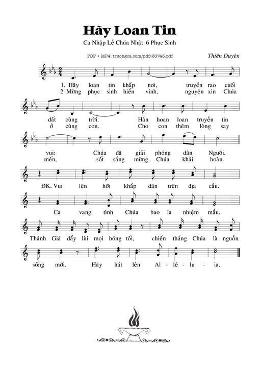 Hãy Loan Tin - Thiên Duyên
