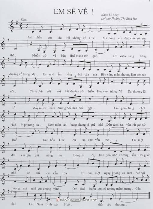 Em sẽ về - Lê Máy