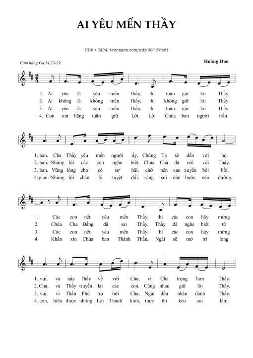 Ai Yêu Mến Thầy
