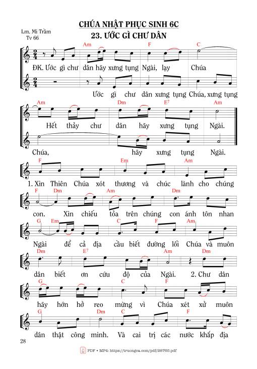 Thánh Vịnh 66, Ước Gì Chư Dân