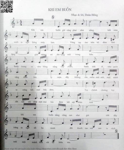 Khi em buồn - Doãn Hồng