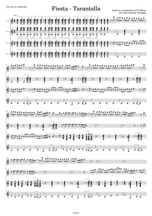 Fiesta - Tarantella Piano