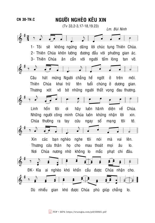 Thánh Vịnh 33, Người Nghèo Kêu Xin