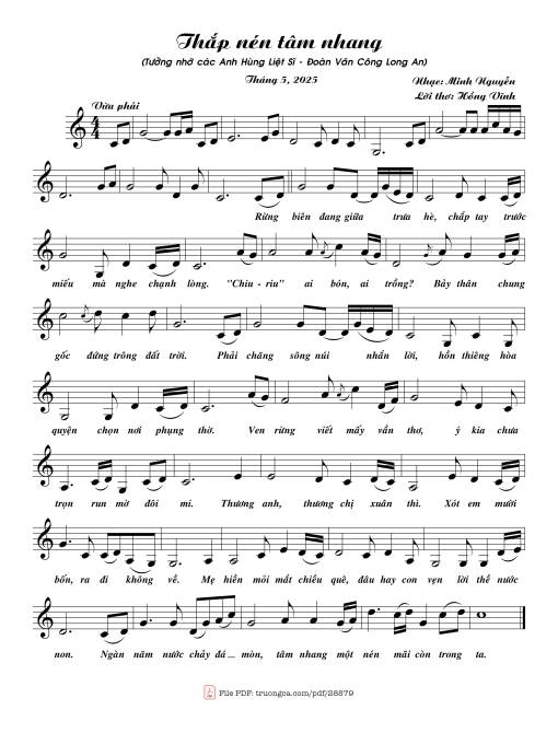 Thắp nén tâm nhang