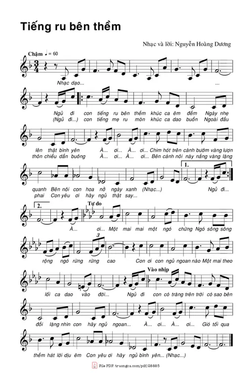 Tiếng ru bên thềm