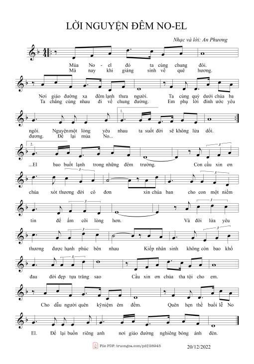 Lời nguyện đêm Noel