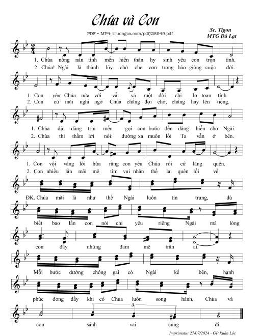 Chúa Và Con - M. Tigôn