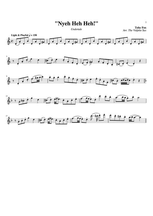 Nyeh Heh Heh! - Toby Fox