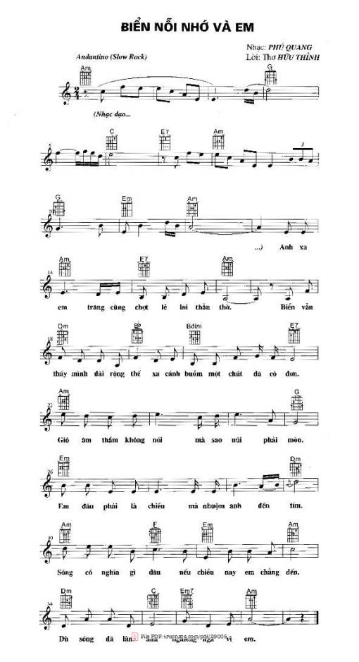 Biển, Nỗi Nhớ Và Em