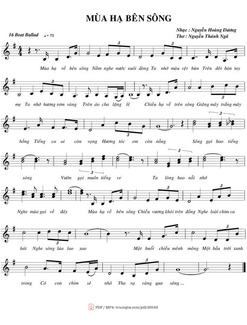 Mùa hạ bên sông