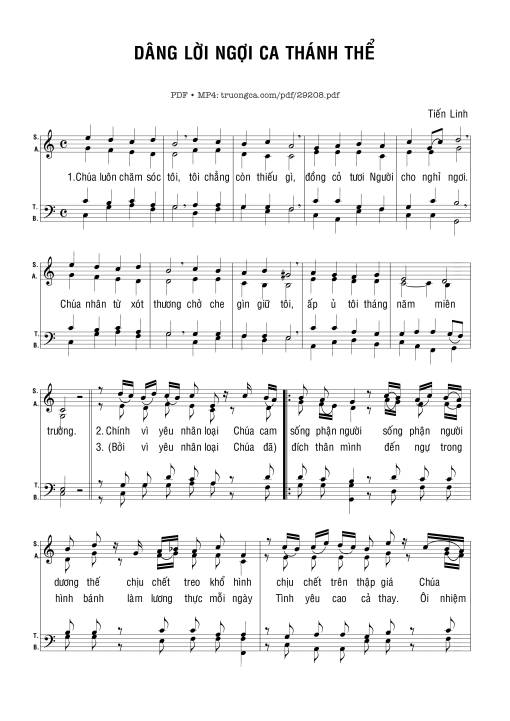 Dâng Lời Ngợi Ca Thánh Thể