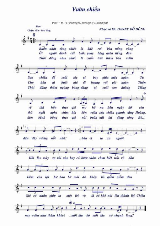 Vườn chiều - Danny Đỗ Dũng