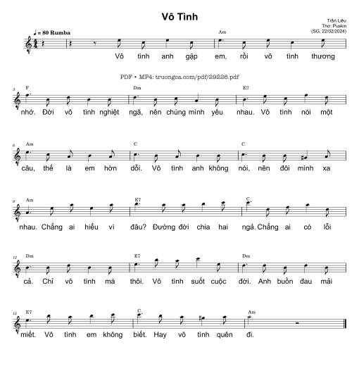 Vô tình - Trần Liêu