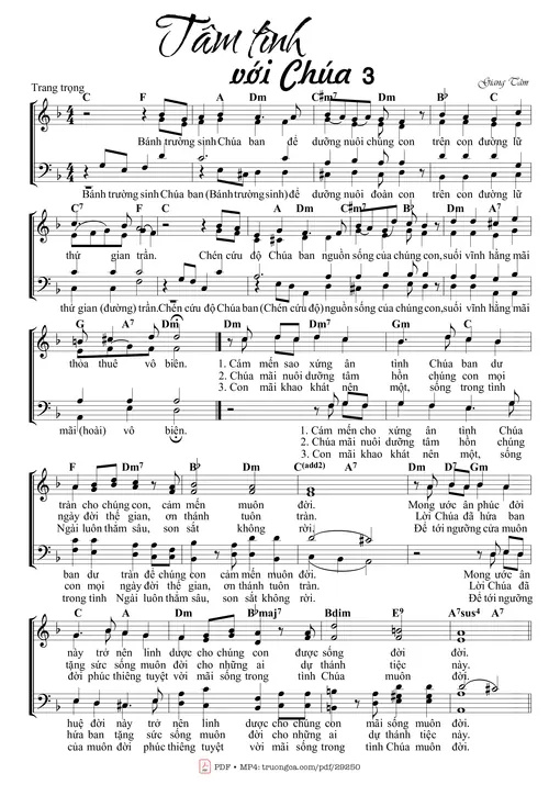 Tâm Tình Với Chúa 3