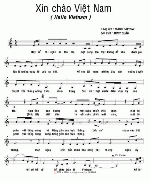 Xin Chào Việt Nam (Hello Vietnam)