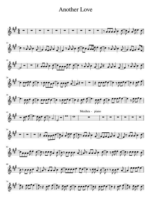 Another Love - Undefined