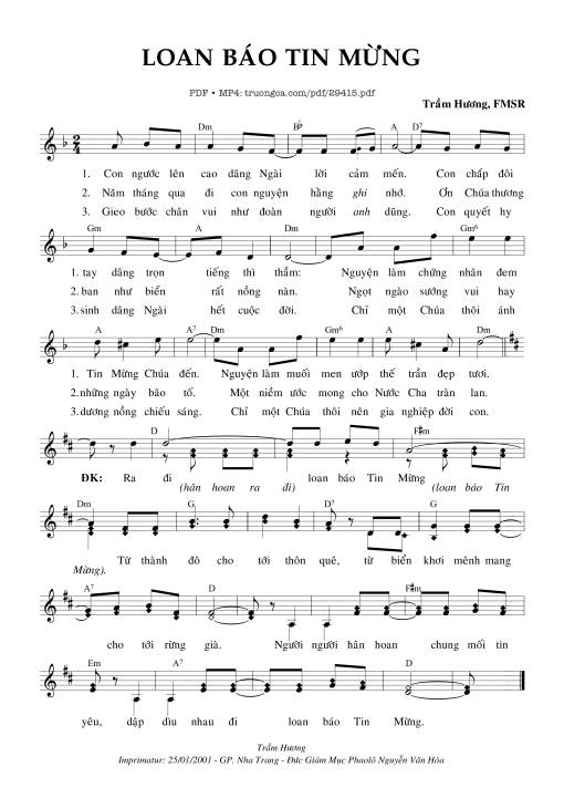 Loan Báo Tin Mừng