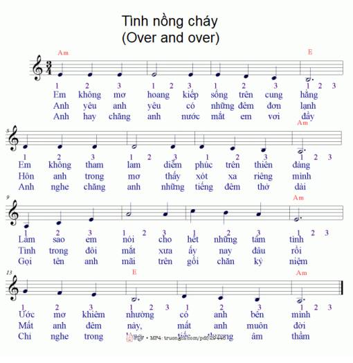 Tình Nồng Cháy (Over And Over)