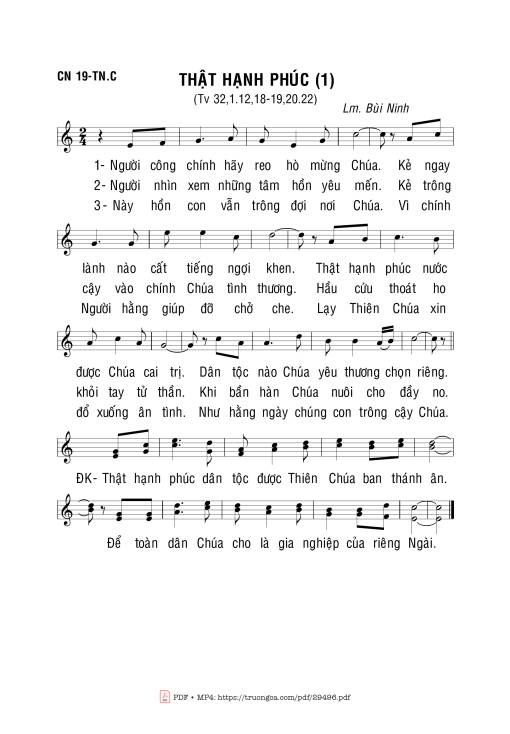 Thánh Vịnh 32, Thật Hạnh Phúc. 1